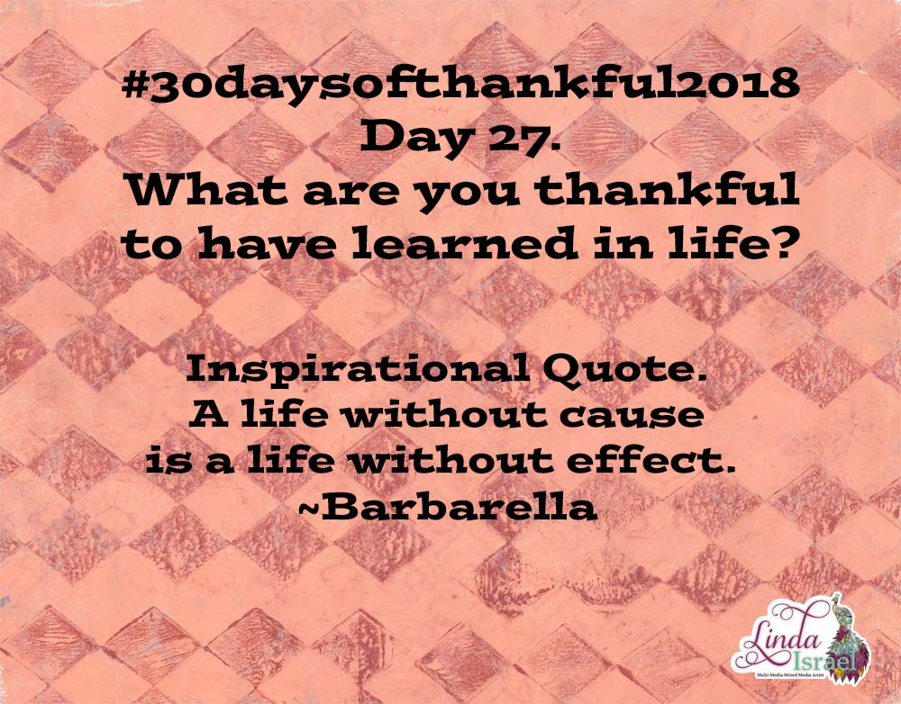 Day 27 Of 30 Days Of Thankful 2018