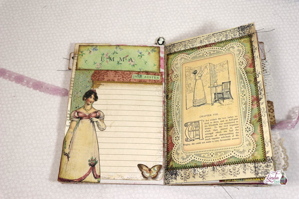 Jane Austen Gift Set / Jane Austen Junk Journal / Vintage Jane