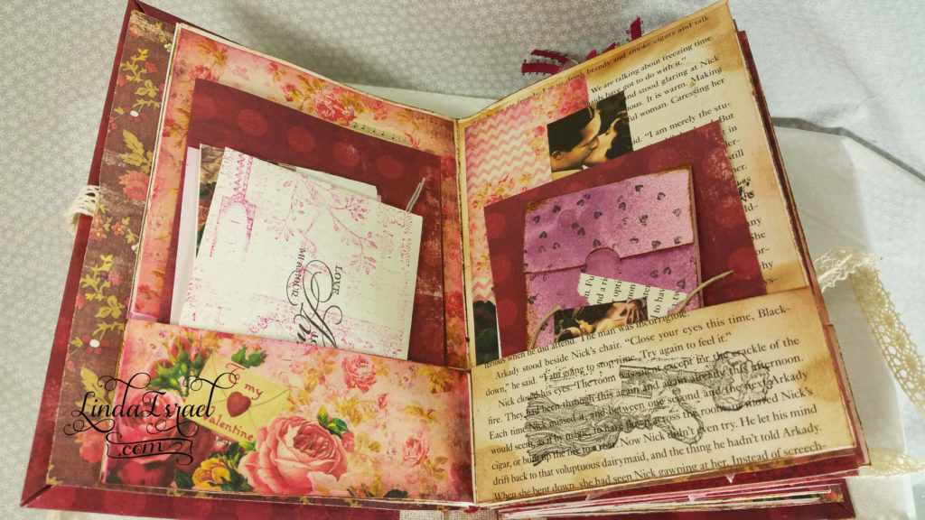 Valentine Junk Journal Using Calico Collage Journal Kit
