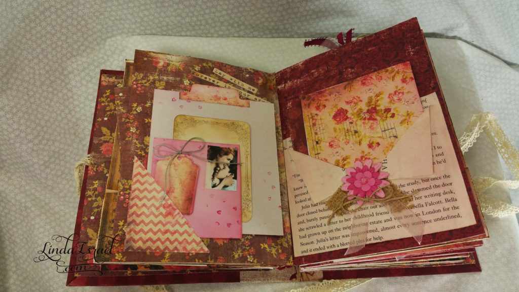 Valentine Junk Journal Using Calico Collage Journal Kit