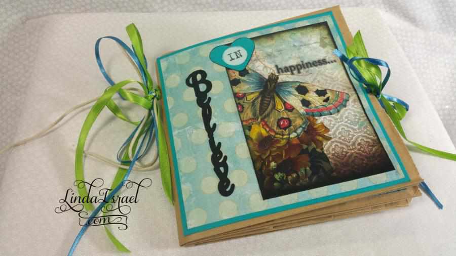 How to make a Spring Paper Bag Junk Journal