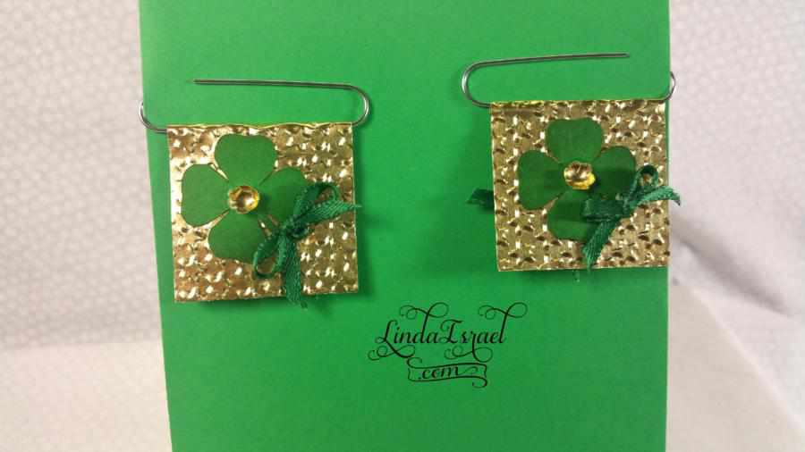 How to make a St Patricks Day Altered Paperclip