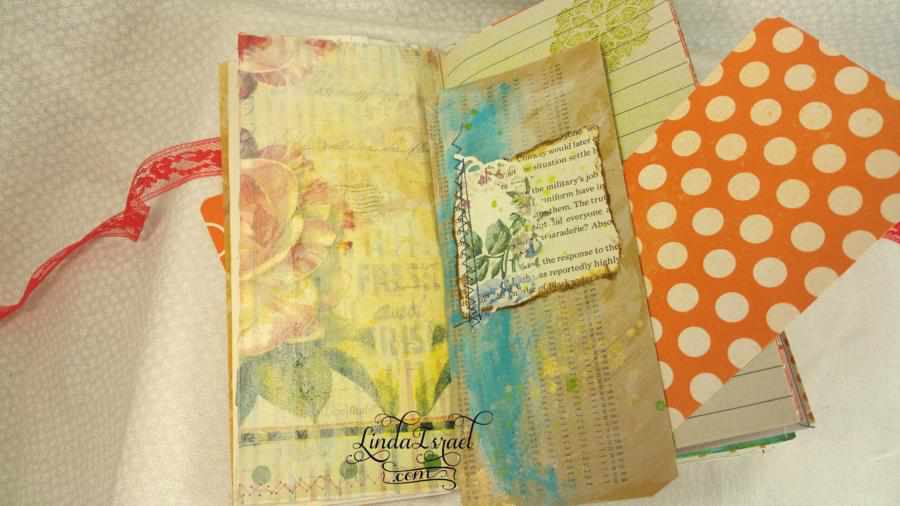 Orange Natures Beauty Travelers Notebook Junk Journal