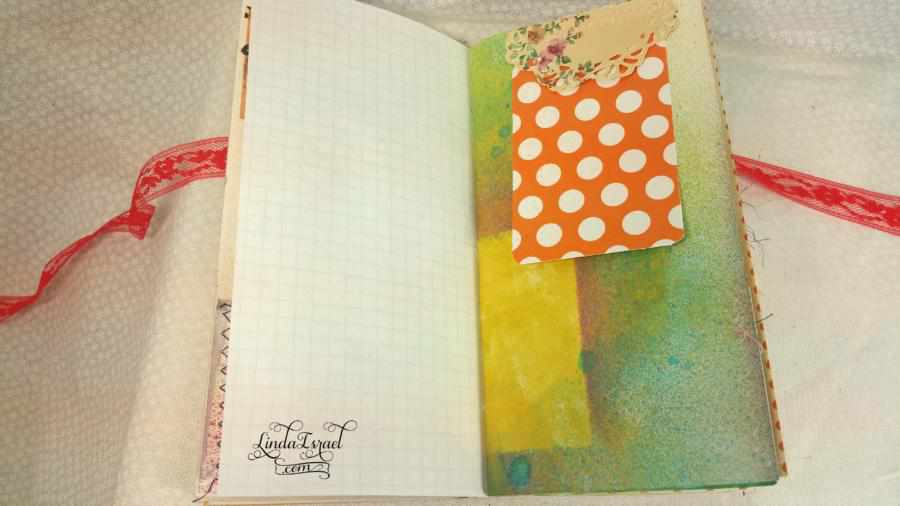 Orange Natures Beauty Travelers Notebook Junk Journal