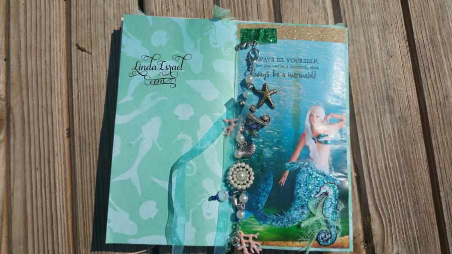 Mermaid Travelers Notebook Junk Journal