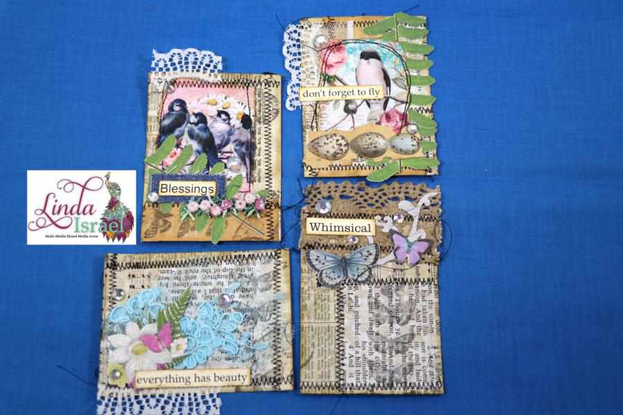 Collaged Journal Cards Tutorial