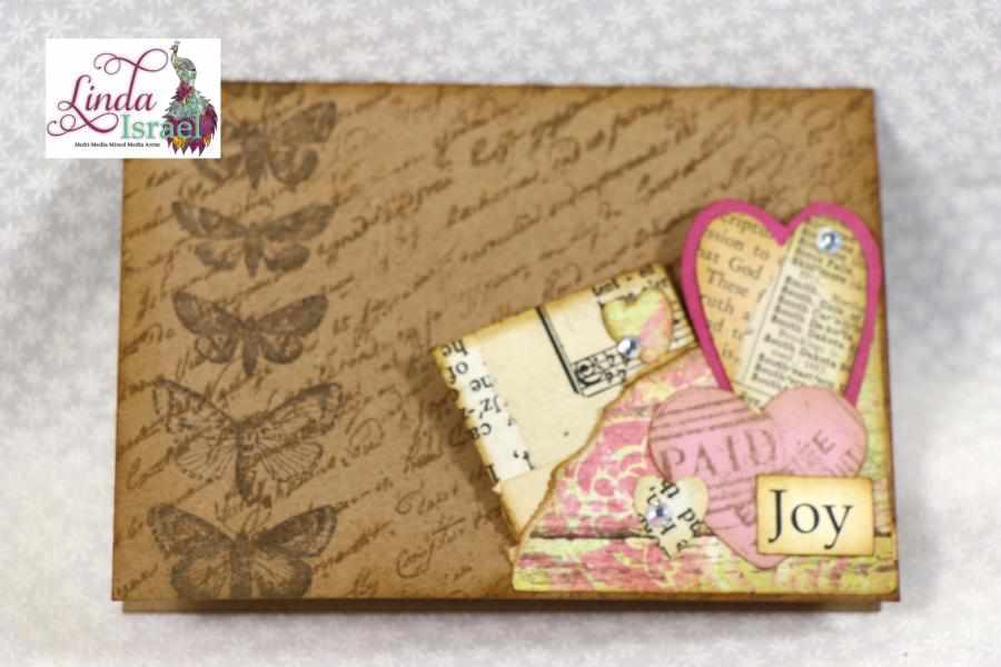 Stamped & Collage Journal Card Tutorial
