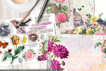 All About Robins Printed mini Journal Kit