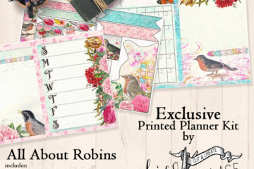 All About Robins Printed Planner Journal Kit