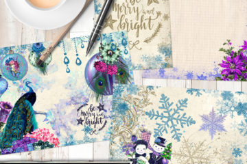 A Christmas Peacock
