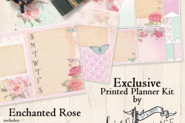 Enchanted Rose Printed Planner Kit