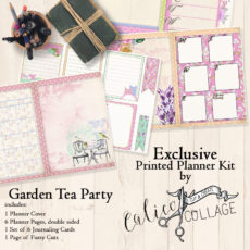 Garden Tea Party Printed Planner