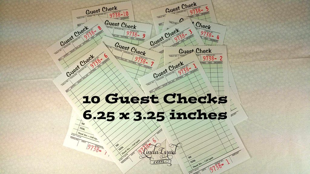 Guest Check Linda Israel