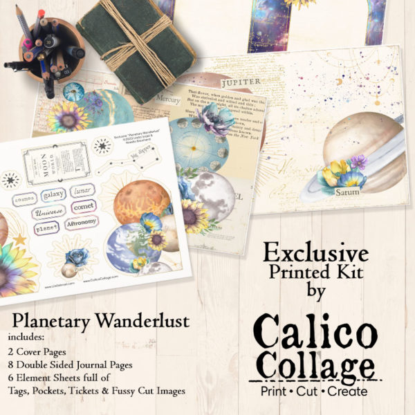Exclusive Planetary Wanderlust Printed Journal Kit