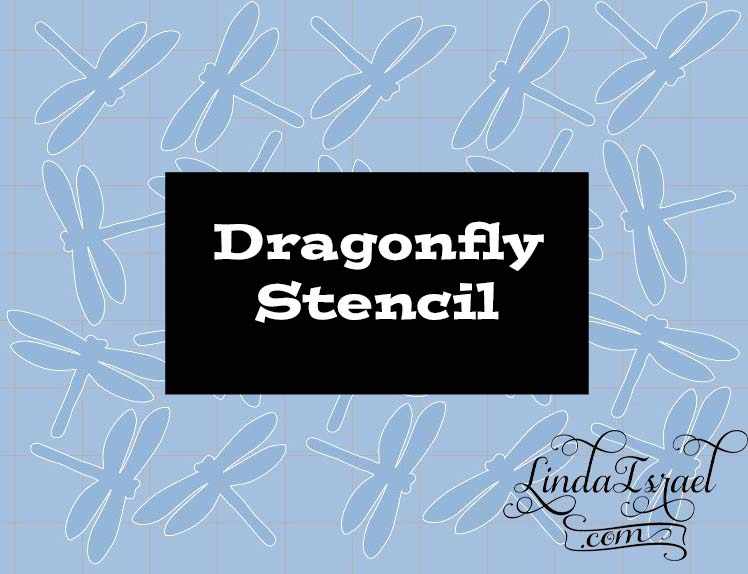Stencil Dragonfly