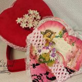 Valentine Junk Journal in Heart Box