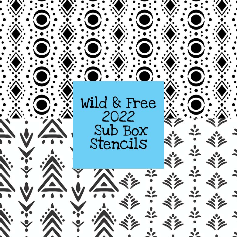 wild and free stencils