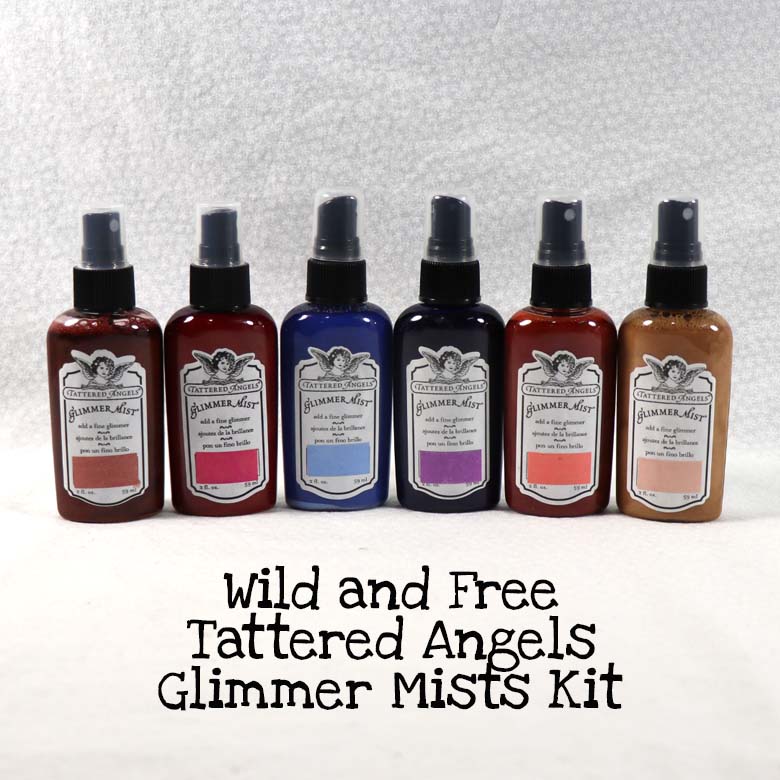 Wild and Free Tattered Angels Glimmer Mists Kit