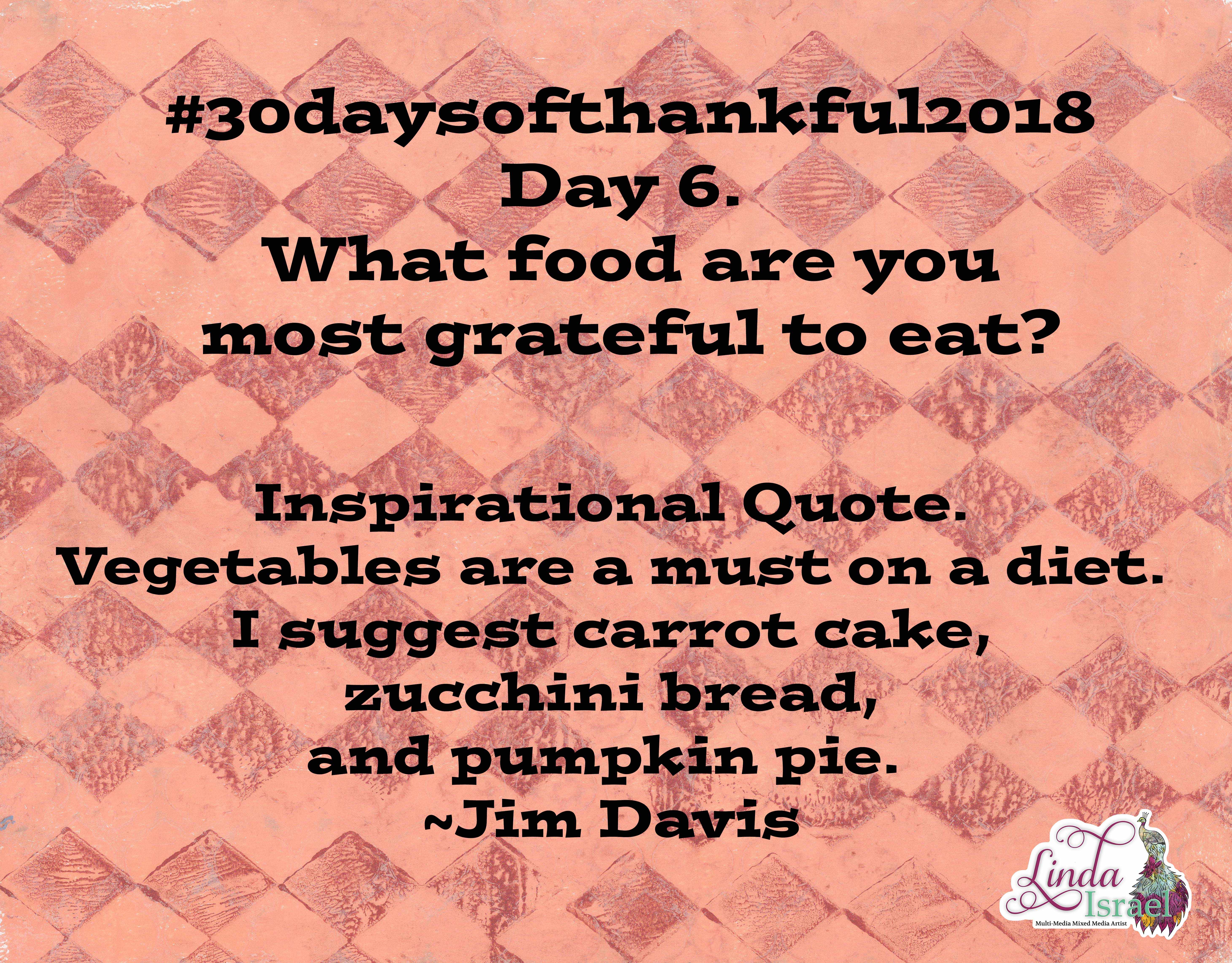 Day 6 of 30 days of Thankful 2018