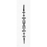 SE415E Iron Finial Pick Rubber Stamp