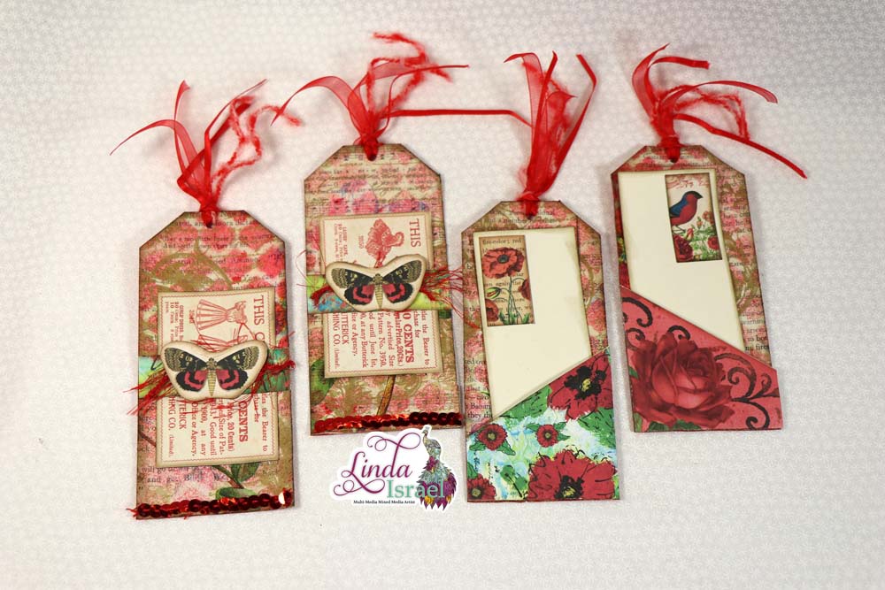 Radiant Red Junk Mail Tag Tutorial