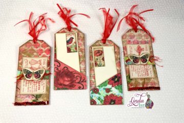Radiant Red Junk Mail Tag Tutorial