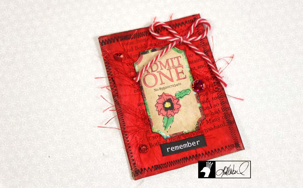 Admit One Altered Paperclip Tutorial