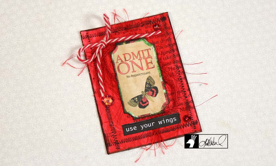 Admit One Altered Paperclip Tutorial