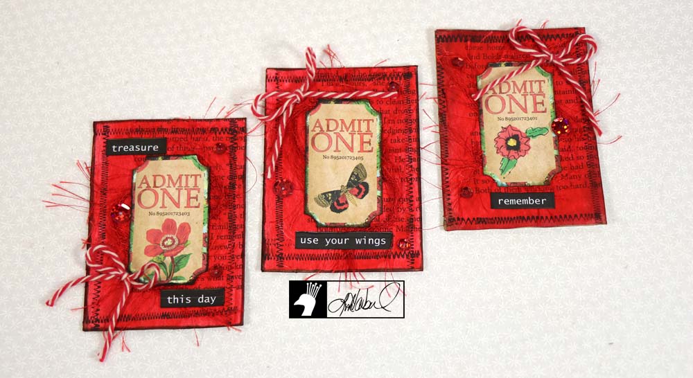 Admit One Altered Paperclip Tutorial