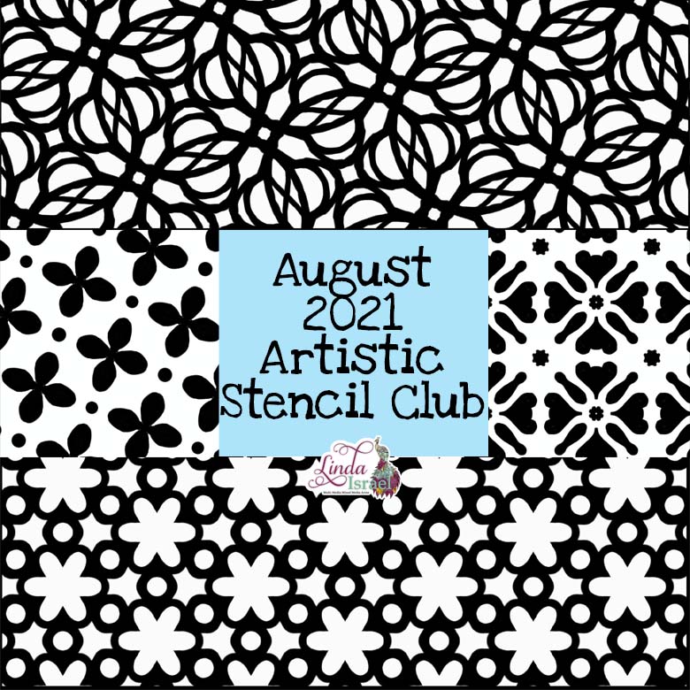 August 2021 Artistic Stencil Club
