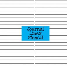 Journal Lines Stencil