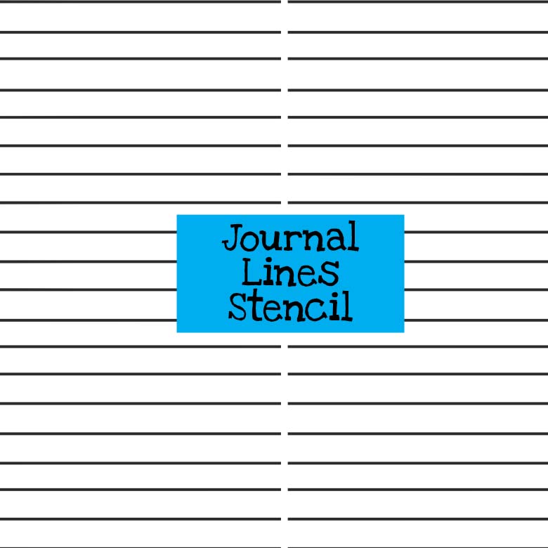 Journal Lines Stencil