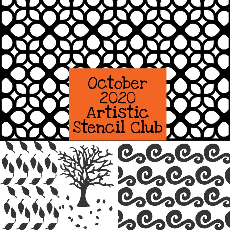 October 2020 Artistic Stencil Club
