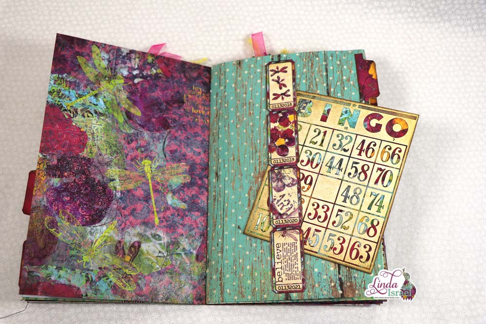 Flip through of Linda's Wisdom Junk Journal