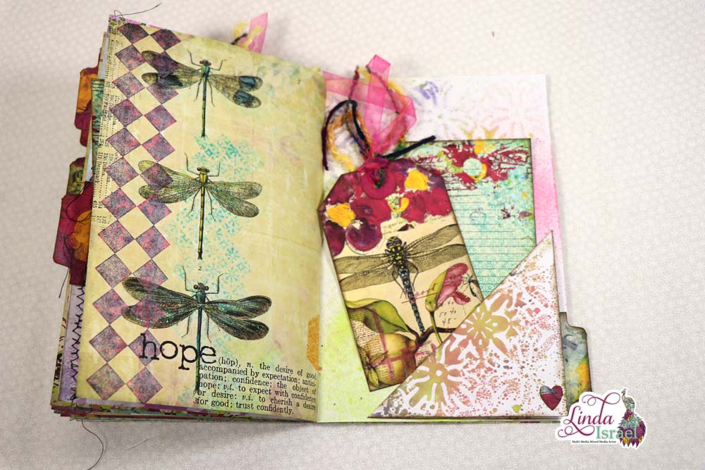 Flip through of Linda's Wisdom Junk Journal