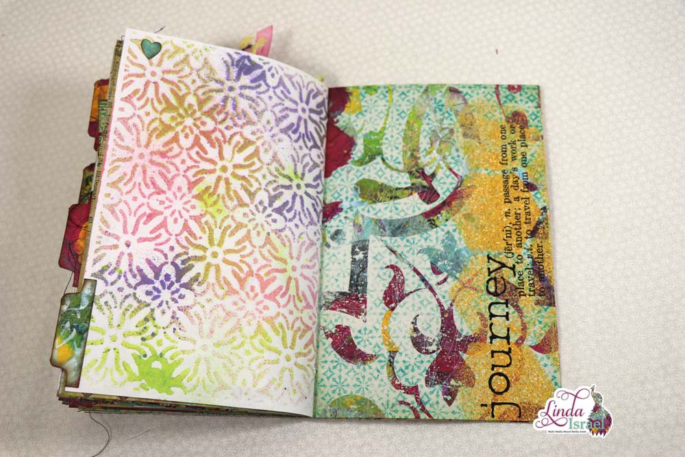 Flip through of Linda's Wisdom Junk Journal