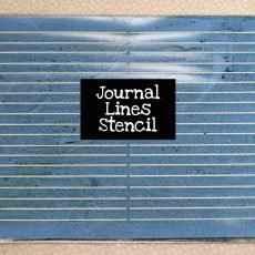 Journal Lines Stencil