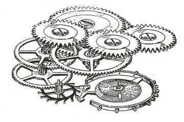 CSE433F Gears Rubber Stamp
