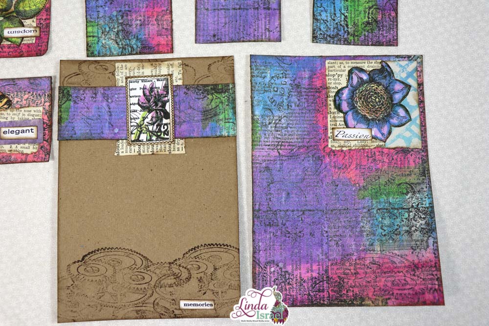 Gel Printing Using Stencils Stamps and Objects