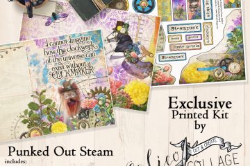 Exclusive Punked Out Steam Printed Journal Kit