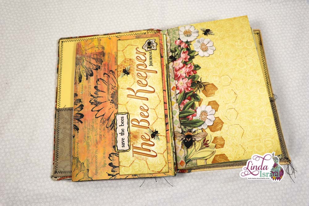 Junk Journal Summer Card Making Kit Bumble Bee Die Cuts Flower 