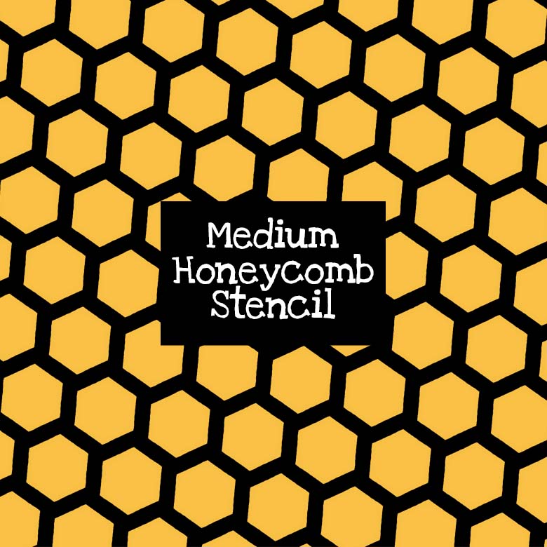Honeycomb Medium Stencil