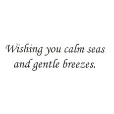 CNA300C Gentle Breezes Rubber Stamp