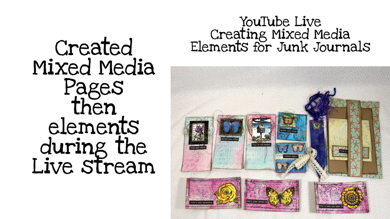 Creating Mixed Media Elements for Junk Journals