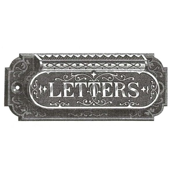 CCA316E Letter Delivery Rubber Stamp