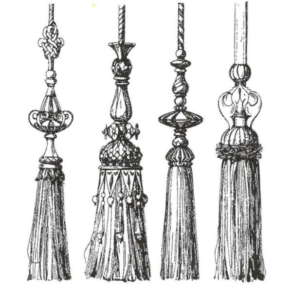 CTM229F Notting Hill Tassels Rubber Stamp