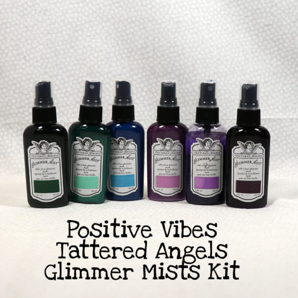 Positive Vibes Tattered Angels Glimmer Mists Kit