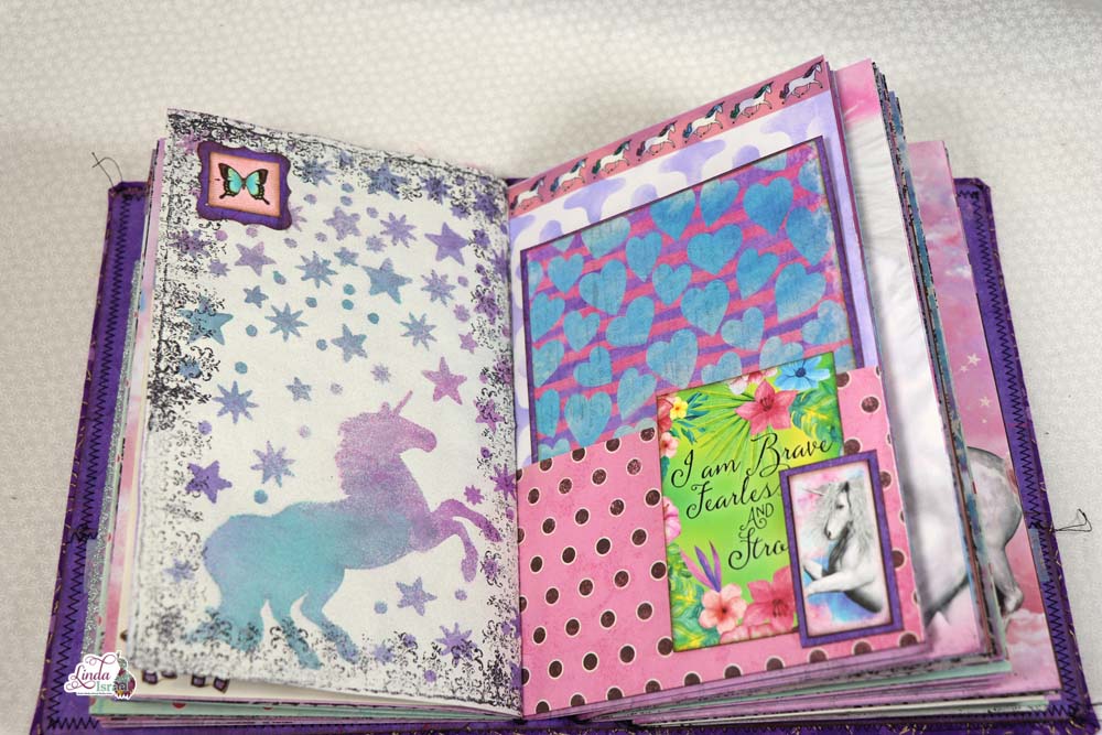 Unicorn Magic Midori Style Junk Journal