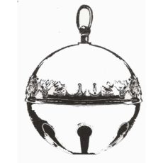 CHO117E Sleigh Bell Rubber Stamp