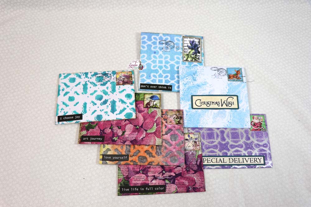 Day 1 Handmade Envelopes of 12 Days of Junk Journal Gift Ideas